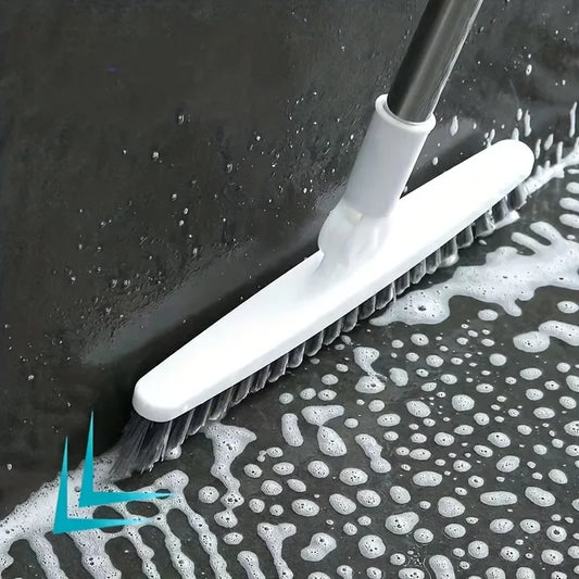 Bathroom Floor Brush Rotating Wall Corner Gap Brush Hard Bristle Long Handle Tile Brush Floor Cleaning Tool